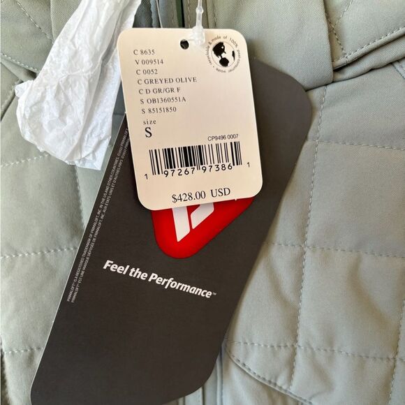 NWT Free People FP Movement Revolve All Prepped Ski Jacket In Greyed Olive - Picture 8 of 10